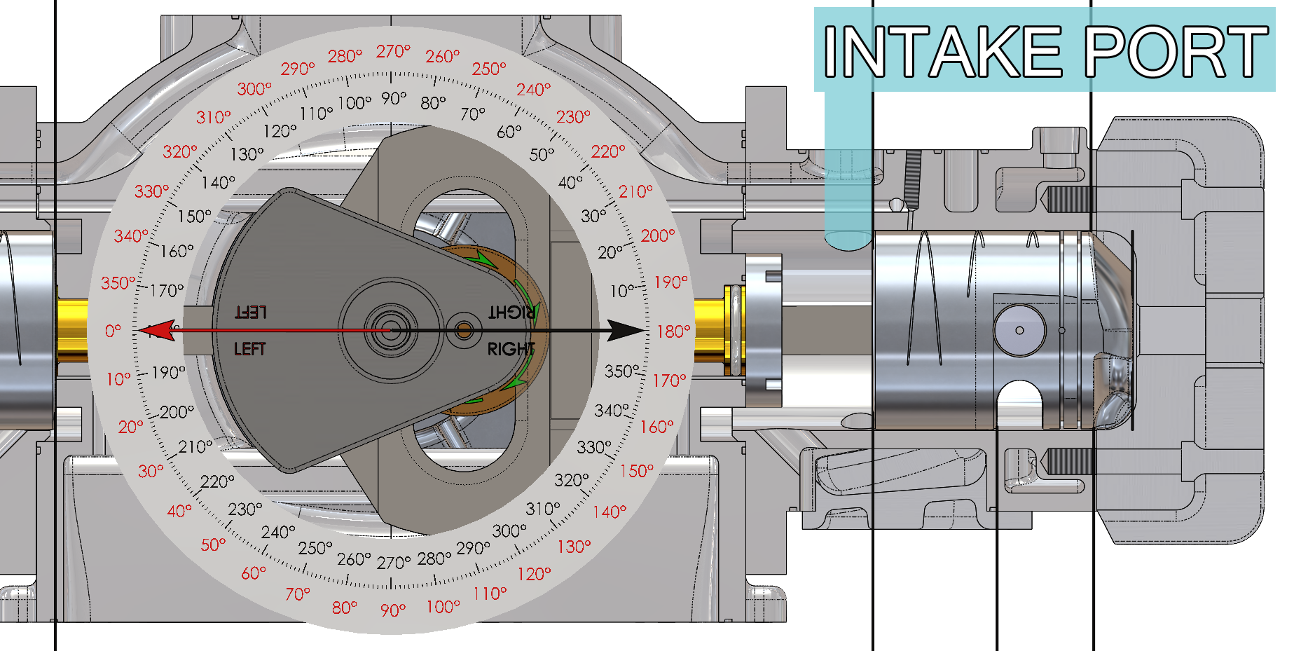 Intake Ports Right Cylinder