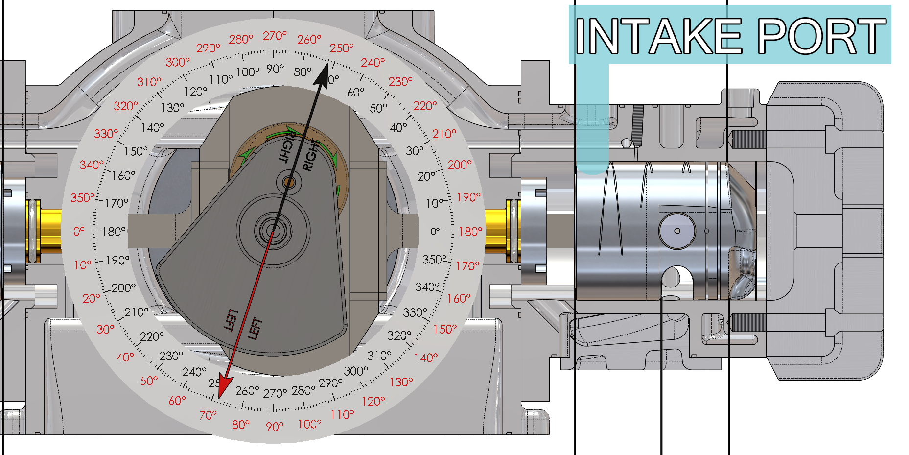 Intake Ports Right Cylinder