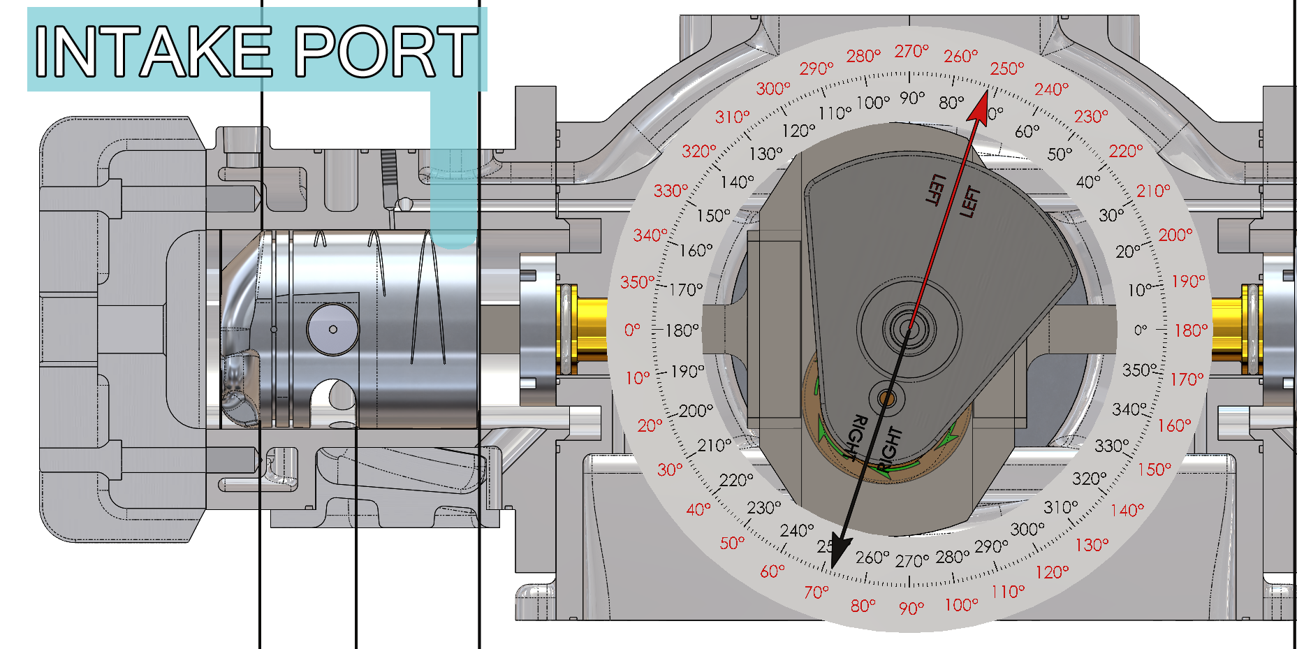 IntakePorts Left Cylinder